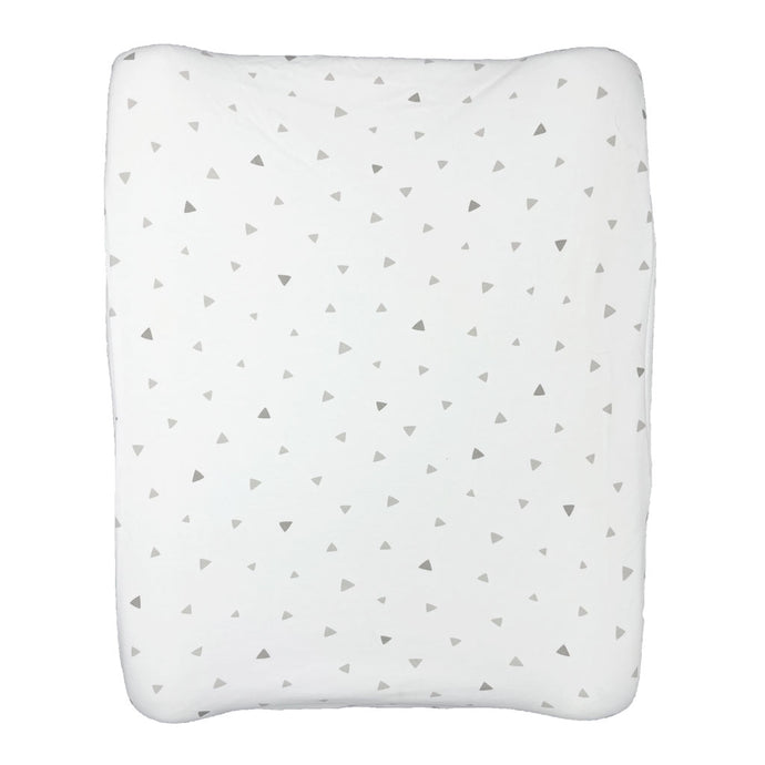 little acorn | 2 in 1 Moses Basket Fitted Sheet / Changing Mat Cover - Triangles