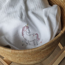 Unicorn Cellular Cotton Baby Blanket