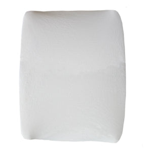 White cotton jersey changing mat cover