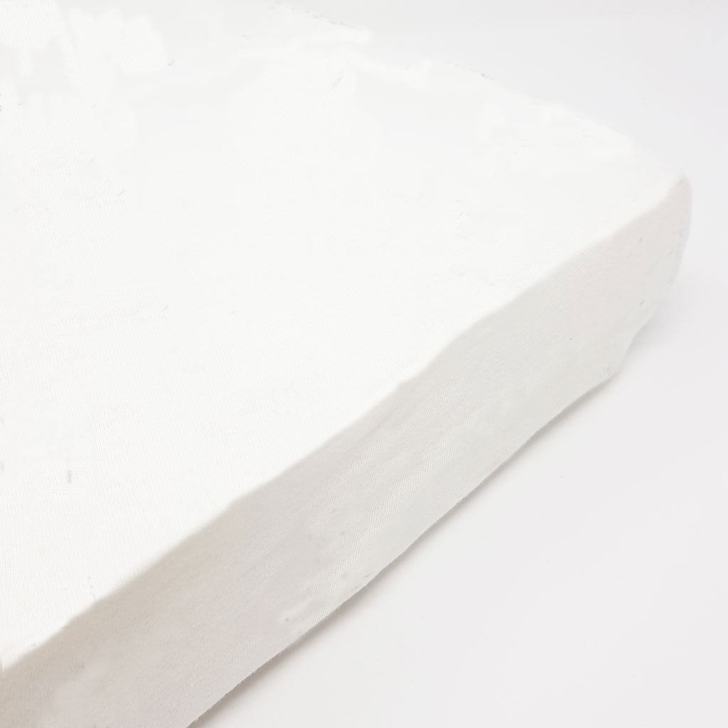 little acorn | White Cot Fitted Sheet