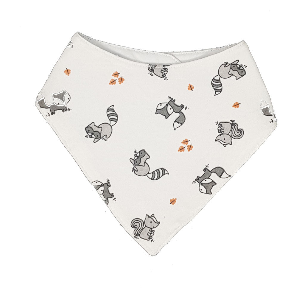 little acorn | Woodland Animals Waterproof Bandana Dribble Bib