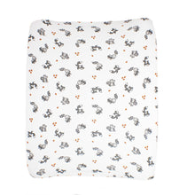little acorn | 2 in 1 Moses Basket Fitted Sheet / Changing Mat Cover - Woodland Animals
