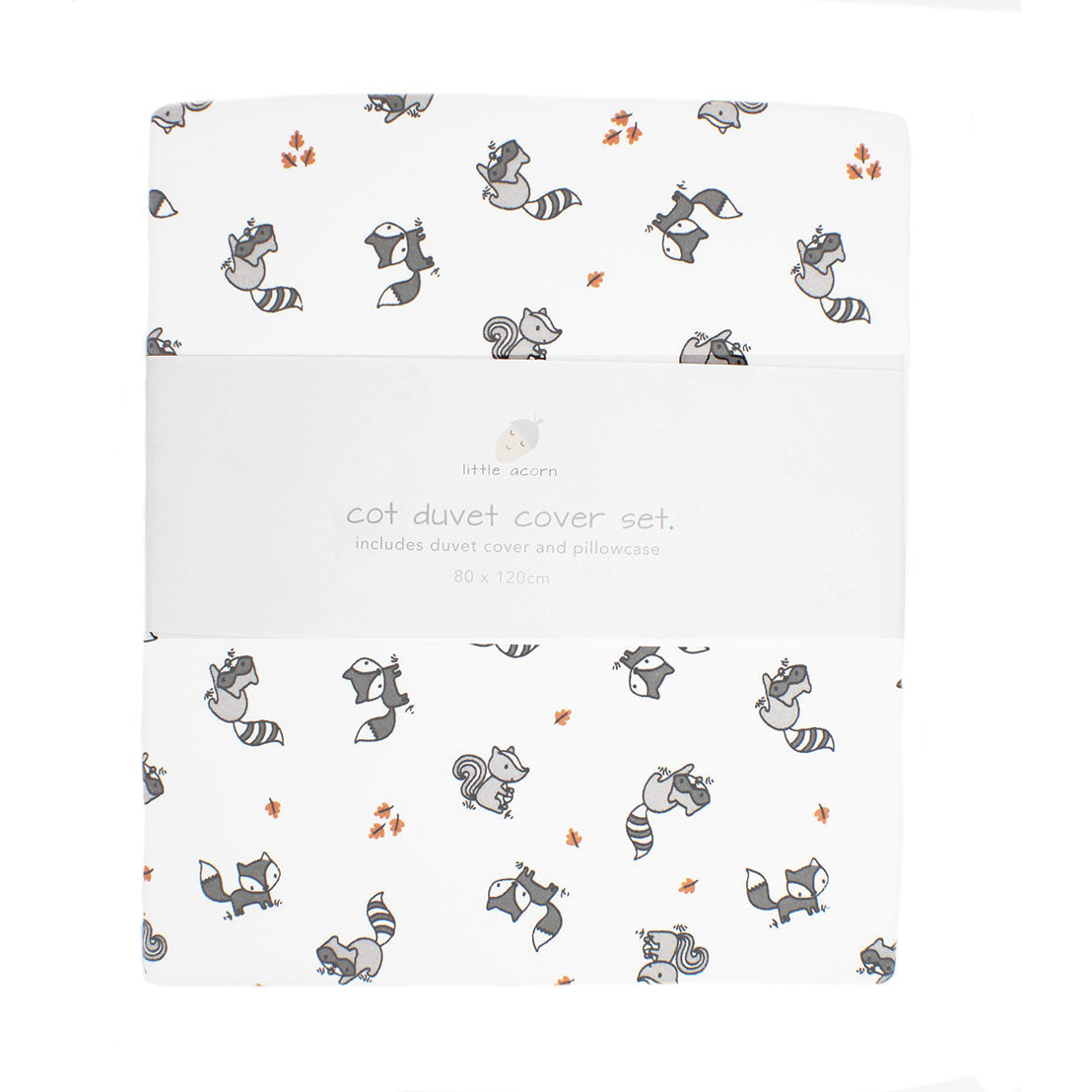 little acorn | Woodland Animals Cot Duvet Cover Set