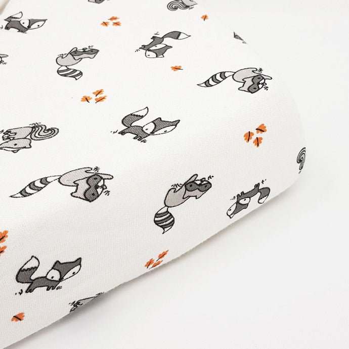 Woodlands animals 100% Cotton cot Fitted sheet
