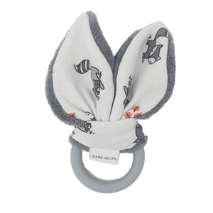little acorn | Woodland Animals Silicone Teether (grey or white)