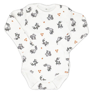 little acorn - Long Sleeve Woodland Animals Onsie  / Bodysuit