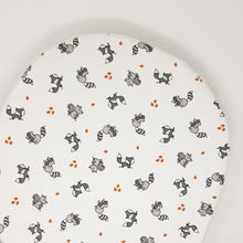 little acorn | Moses Basket Fitted Sheet - Woodland Animals