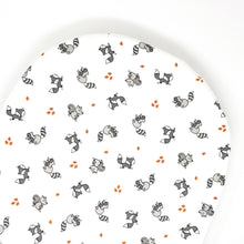 little acorn | Moses Basket Fitted Sheet - Woodland Animals