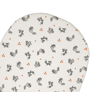 little acorn | Moses Basket Fitted Sheet - Woodland Animals