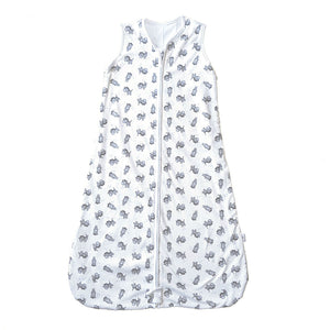 100% Cotton Zany Zebra Summer Baby Sleeping Bag - Babes & Kids Cot Baby Bedding