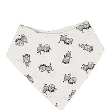 little acorn | Waterproof Zebra Bandana Dribble Bib