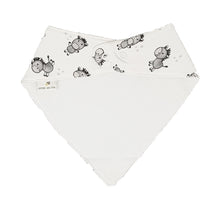 little acorn | Waterproof Zebra Bandana Dribble Bib