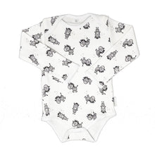 little acorn - Long Sleeve Zebra Onsie  / Bodysuit