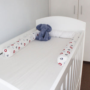 Sail Away Cot Bumper Cover - Babes & Kids Cot Baby Bedding