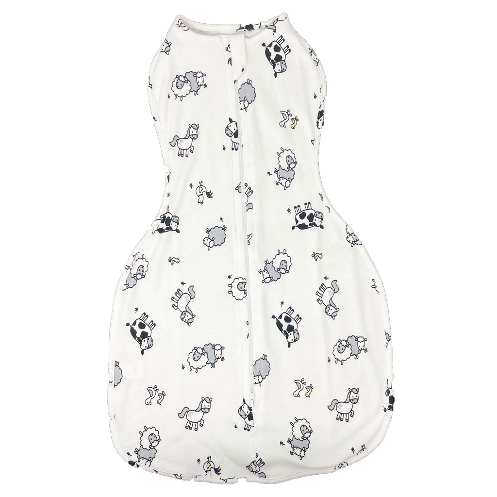 ZipMe Swaddle - Farm Animals
