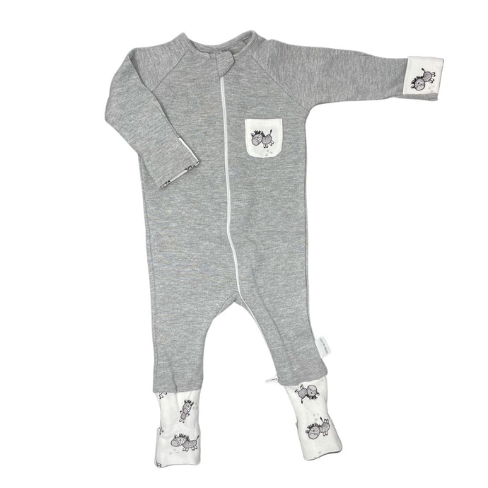 little acorn | *Limited edition* Grey Melange Zebra Zippy Grow